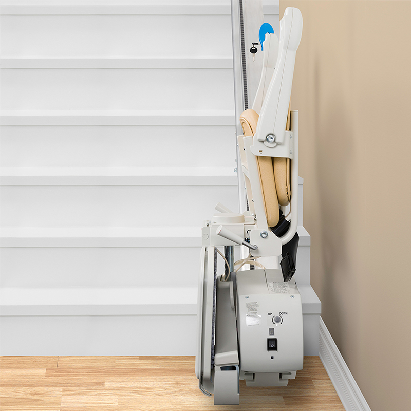 Handicare 950 Straight Stairlift Folded