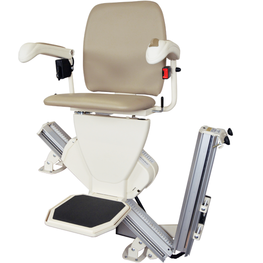 Handicare 950 Straight Stairlift w/folding rail