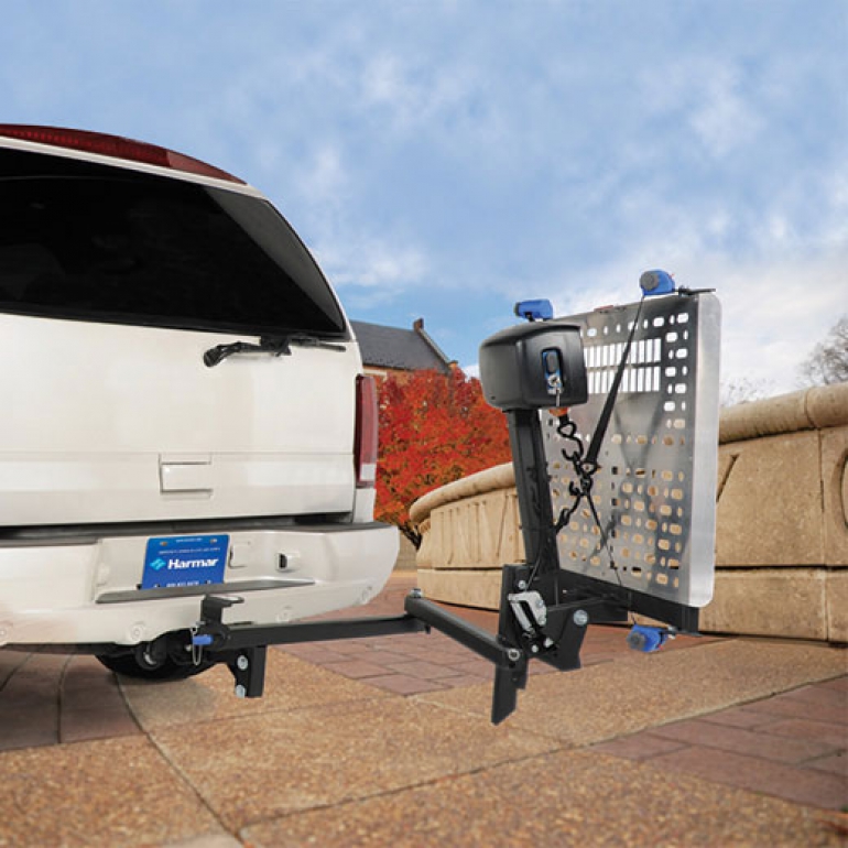 AL500HD Universal Power Chair Lift_open