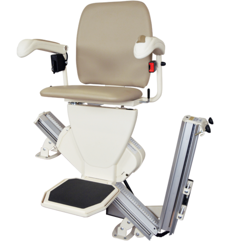 Handicare 950 Straight Stairlift w/folding rail