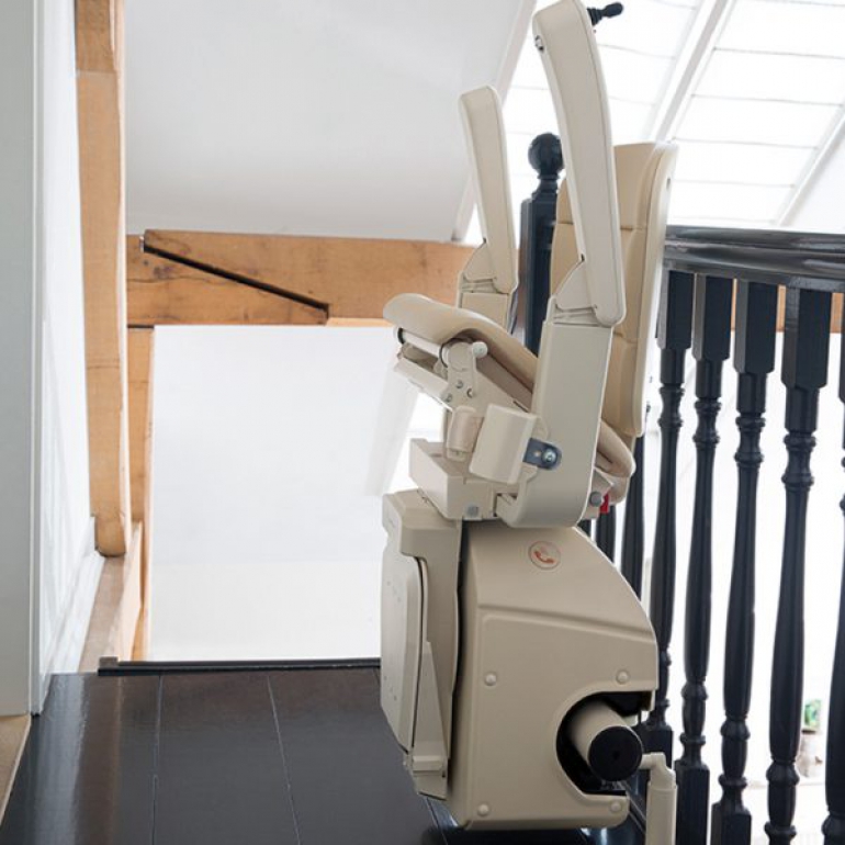 Handicare Freecurve -Stairlift folded