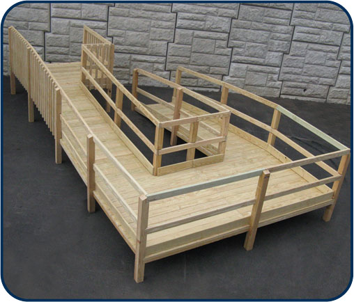 Wood Modular Ramps